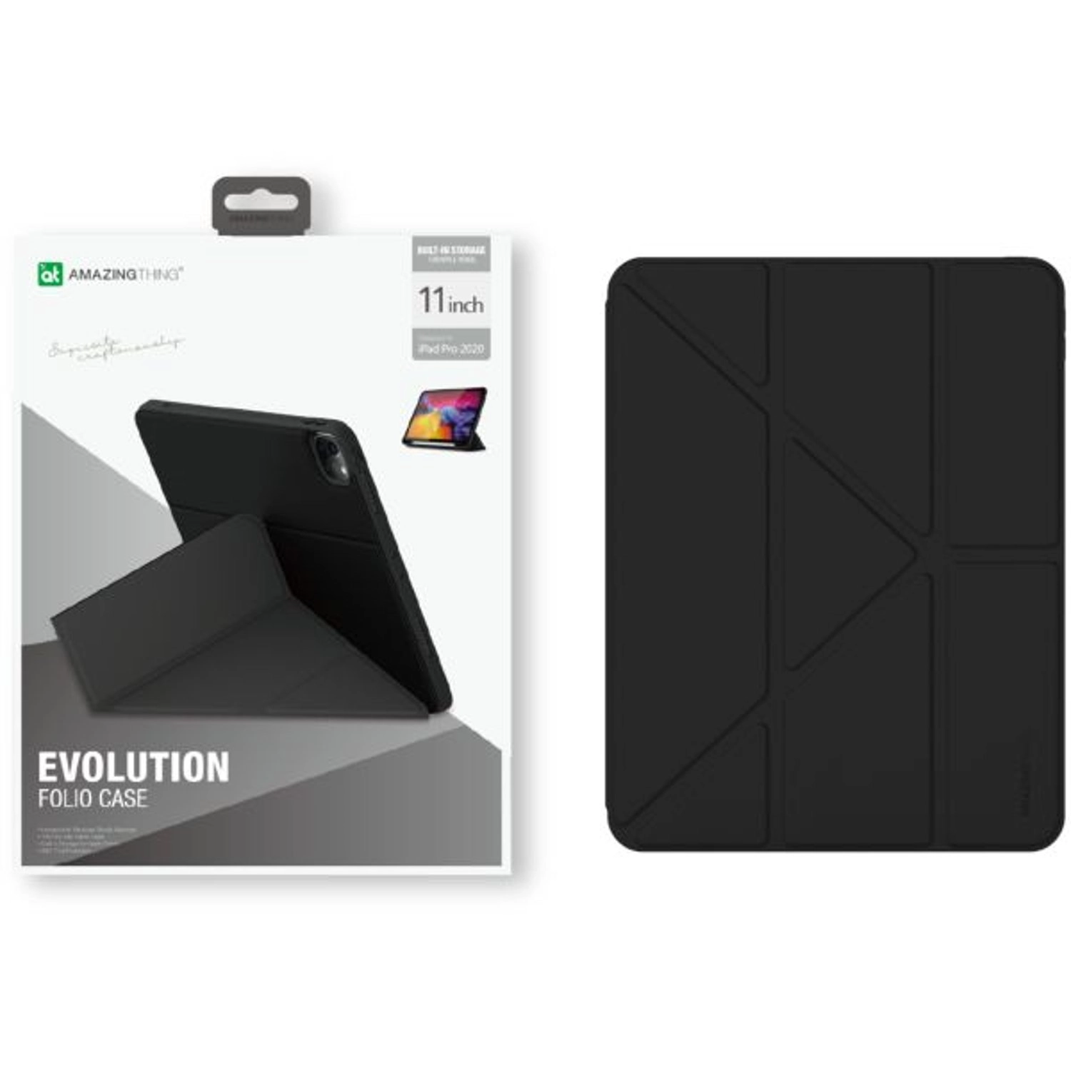 AMAZINGthing Folio Case with Pencil Holder for iPad Pro 11-inch (2020)