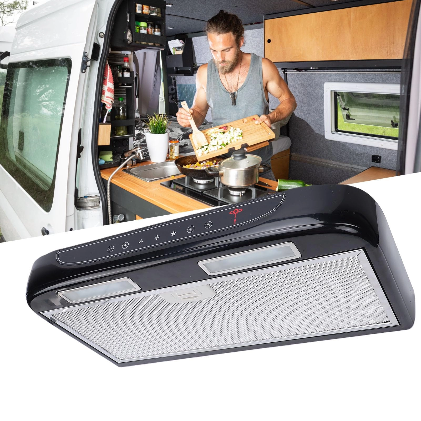 Fockety RV Range Hood - 520x272x58mm