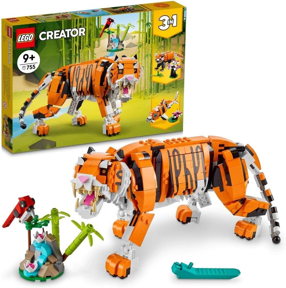 COLOR LAND CHILDRENS TOYS CENTER LLC Majestic Tiger (31129) - Creator 3In1