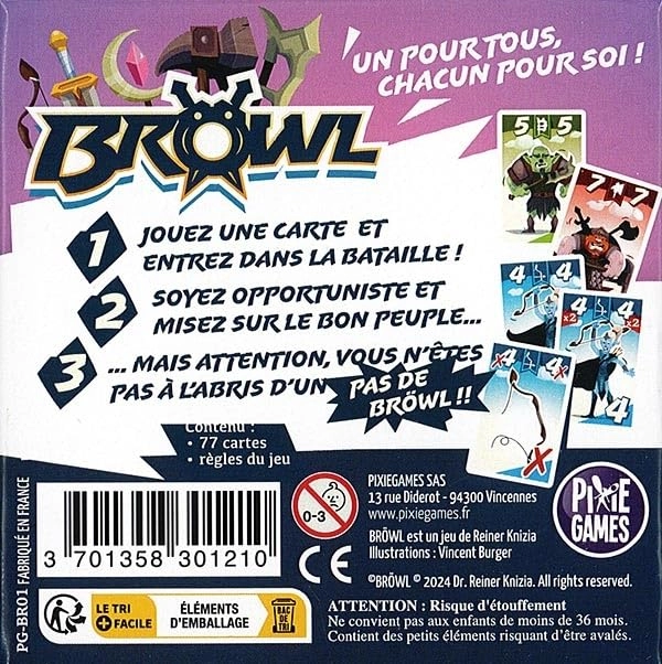 Browl - Board Game + Trio - Card Game + Blumie Decap