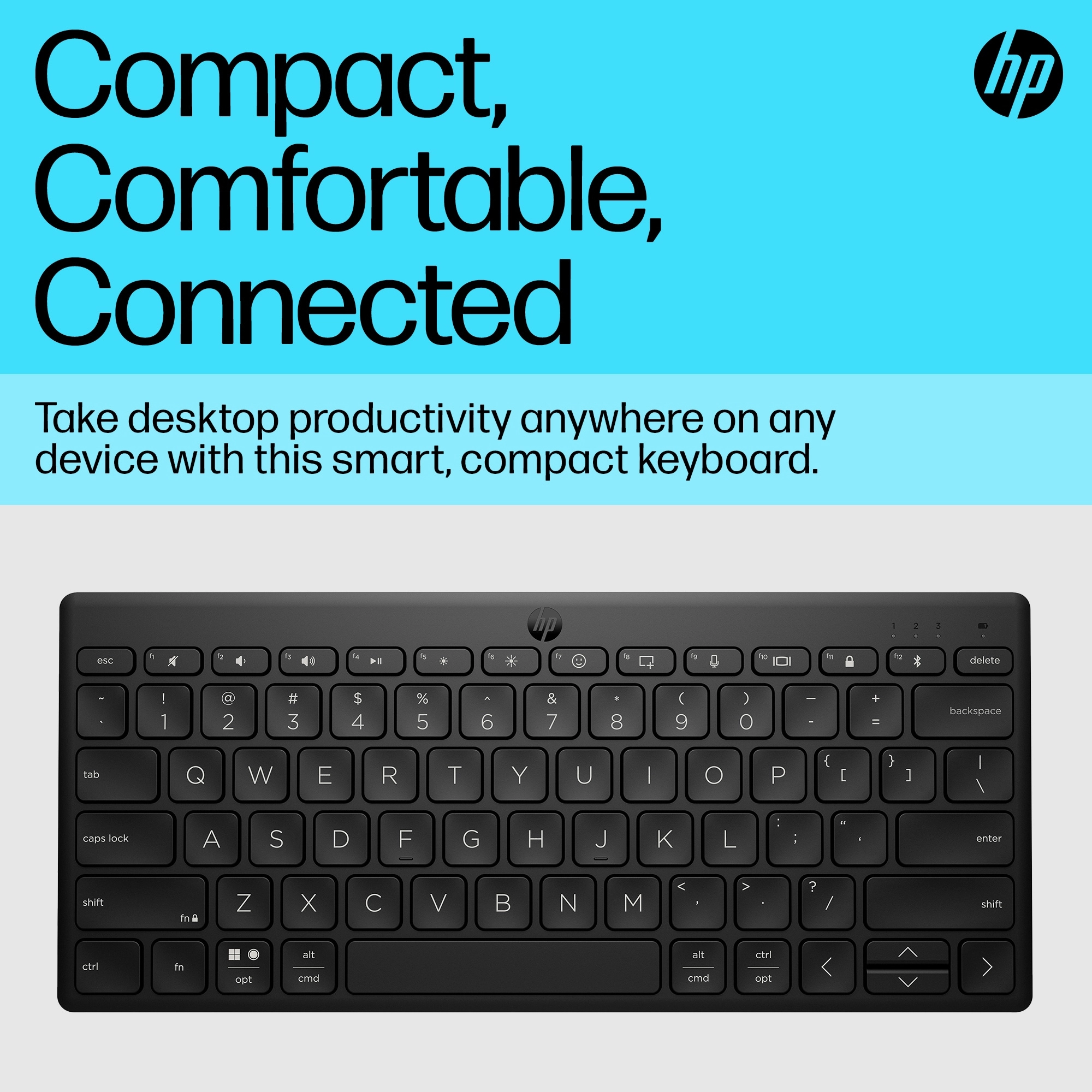 350 Compact Multi-Device Bluetooth Keyboard - Wireless