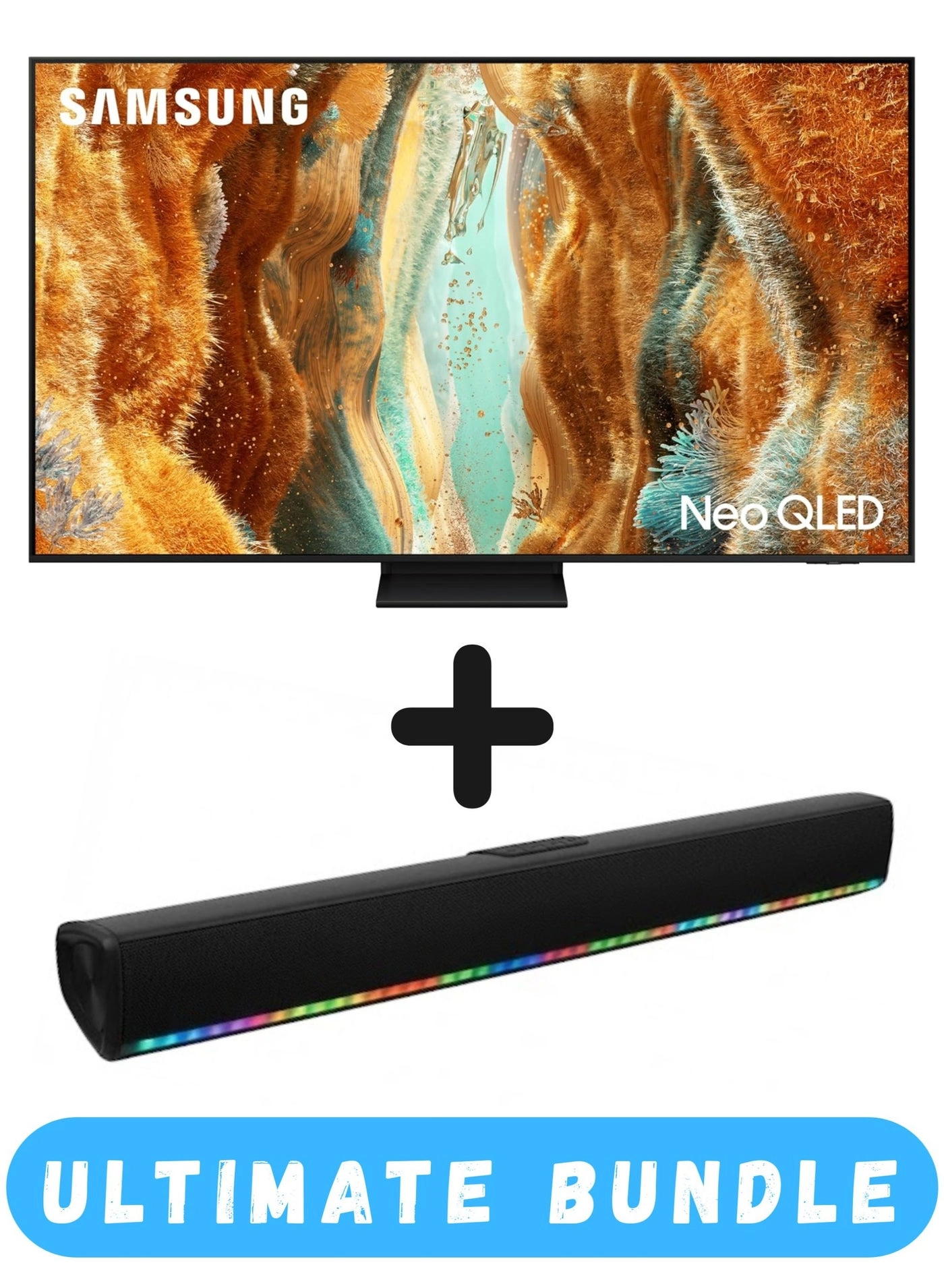 Samsung 65QN70F - 65 in + SOUNDBAR - 2.0 Channel