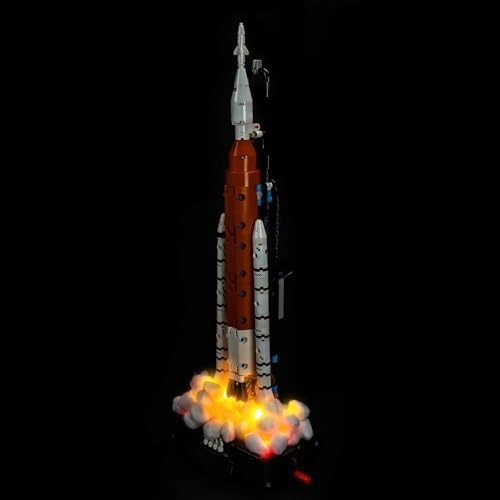 Light kit Compatible with Lego NASA Artemis Space Launch System Rocket (42221) - RC Version LED Lighting
