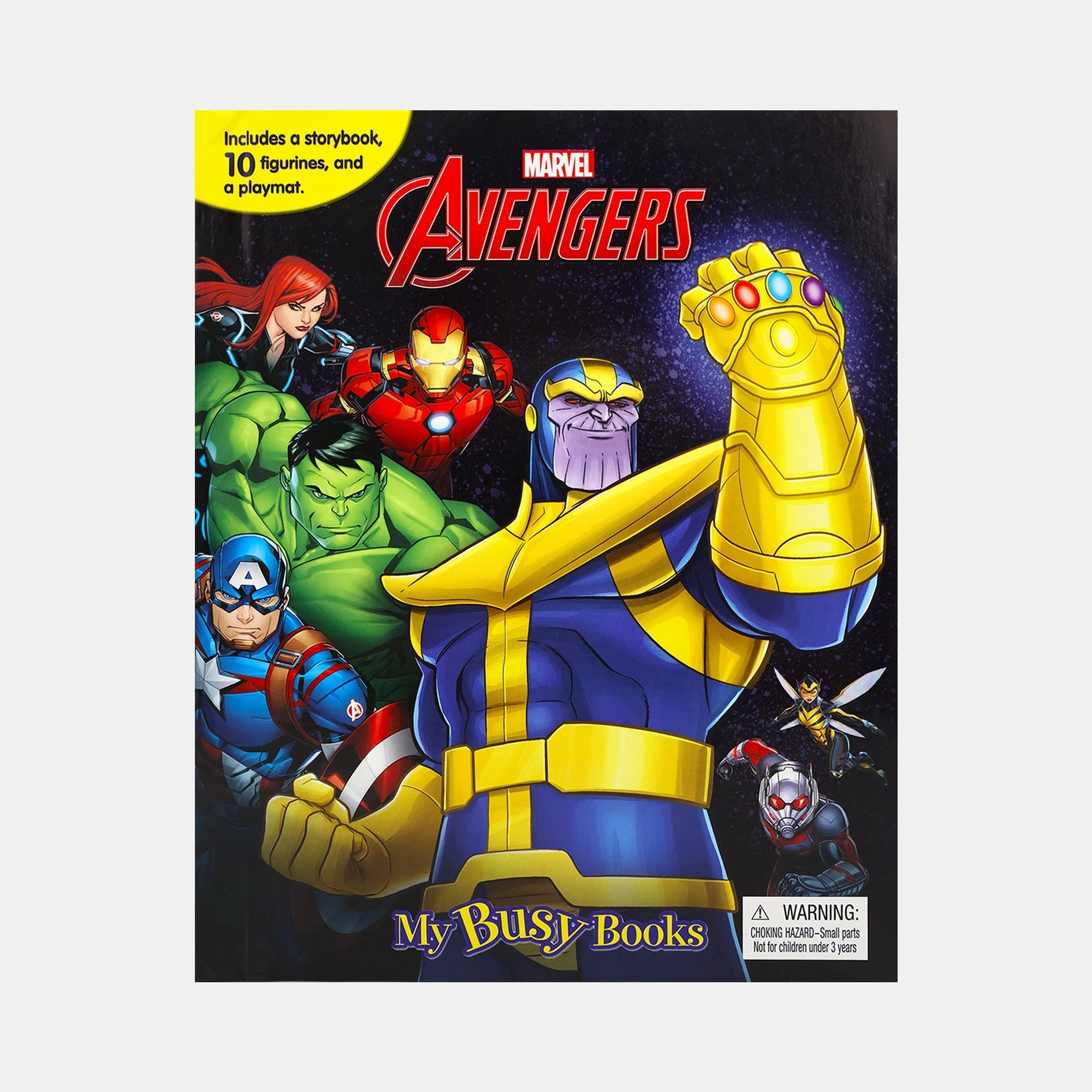 Marvel Avengers - a storybook, 10 figurines, and a playmat | Box Set