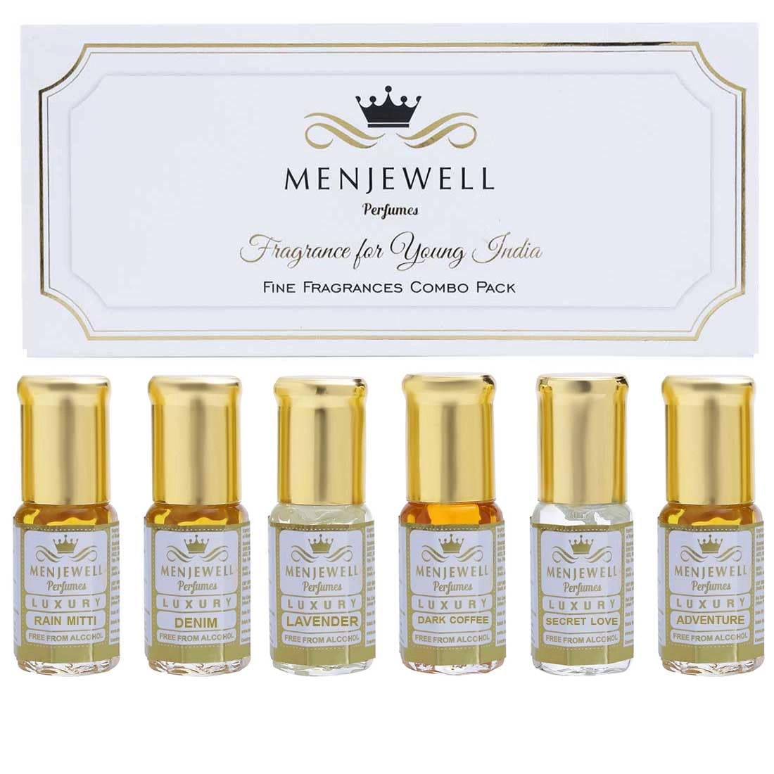 Menjewell Attar - Floral 6 piece(s) Gift Pack