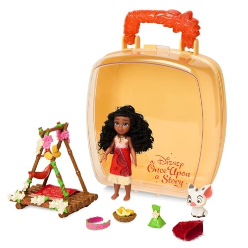 Moana Mini Doll Playset - 5 Inch Plastic Fabric Ages 3+