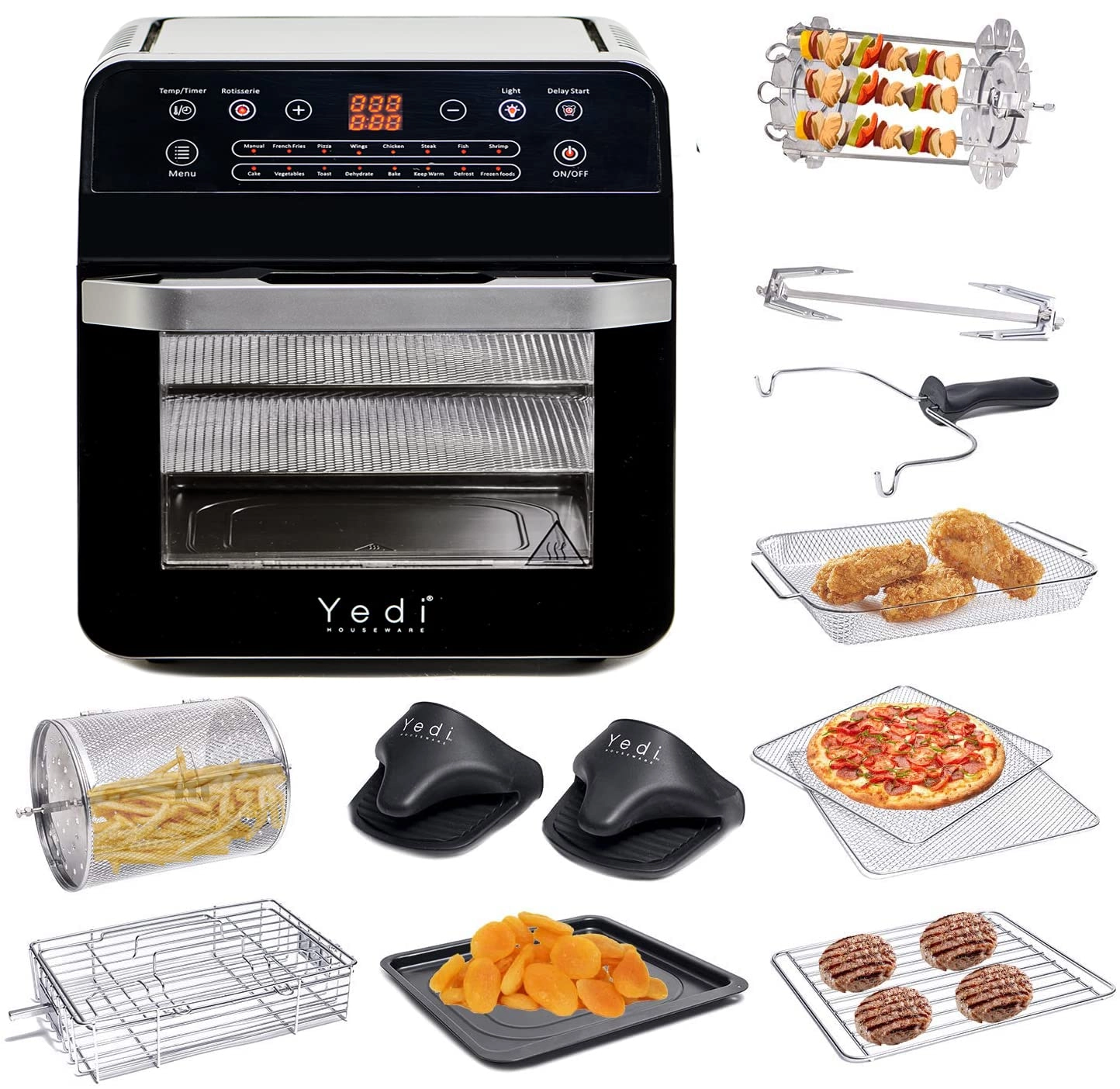 YEDI HOUSEWARE Total Package Air Fryer Oven XL