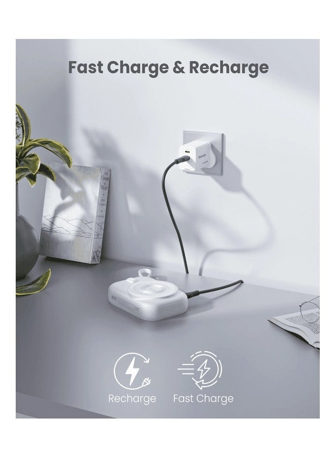 Snap-On Wireless Charging Power Bank - 8000 Watt-hour 15 W Wireless 1