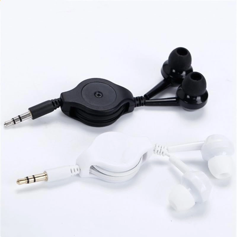 Retractable Earphone Wired Earbud Pack
