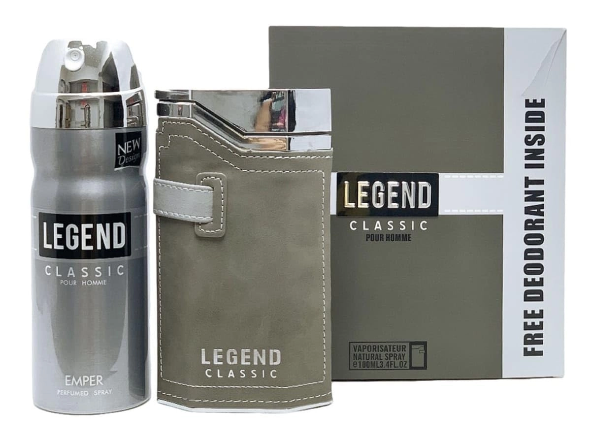 Emper Perfumes & Cosmetics Factory L.L.C. Legend Classic - Eau de Toilette 100ml + Body Spray - 200ml
