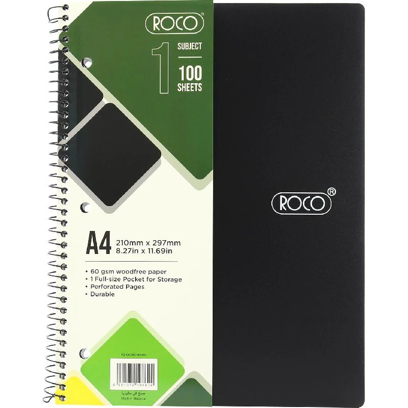 Neon A5 Spiral - Lined 100 Sheets