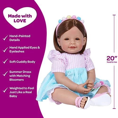 Summer Flamingo Baby Doll - 20 inches Vinyl Ages 6+