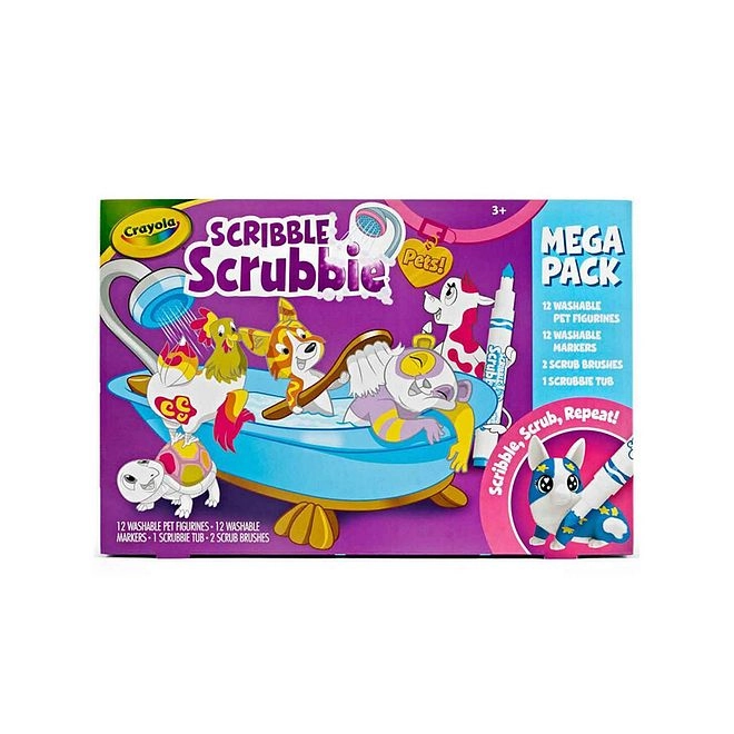 Scribble Scrubbie Pets Mega Tub Playset