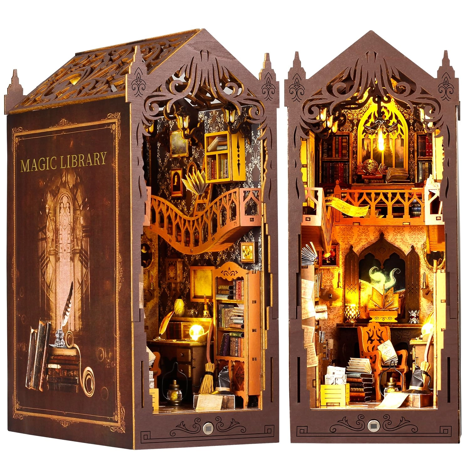 TuKIIE Book Nook - 1:24 Magic Library LED Light