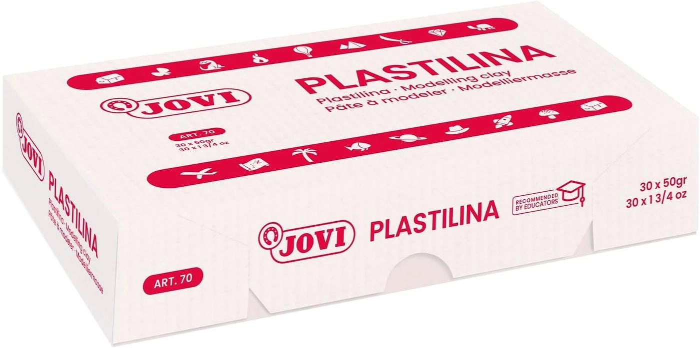 Plasticine - vegetable-based 350g 30pcs.