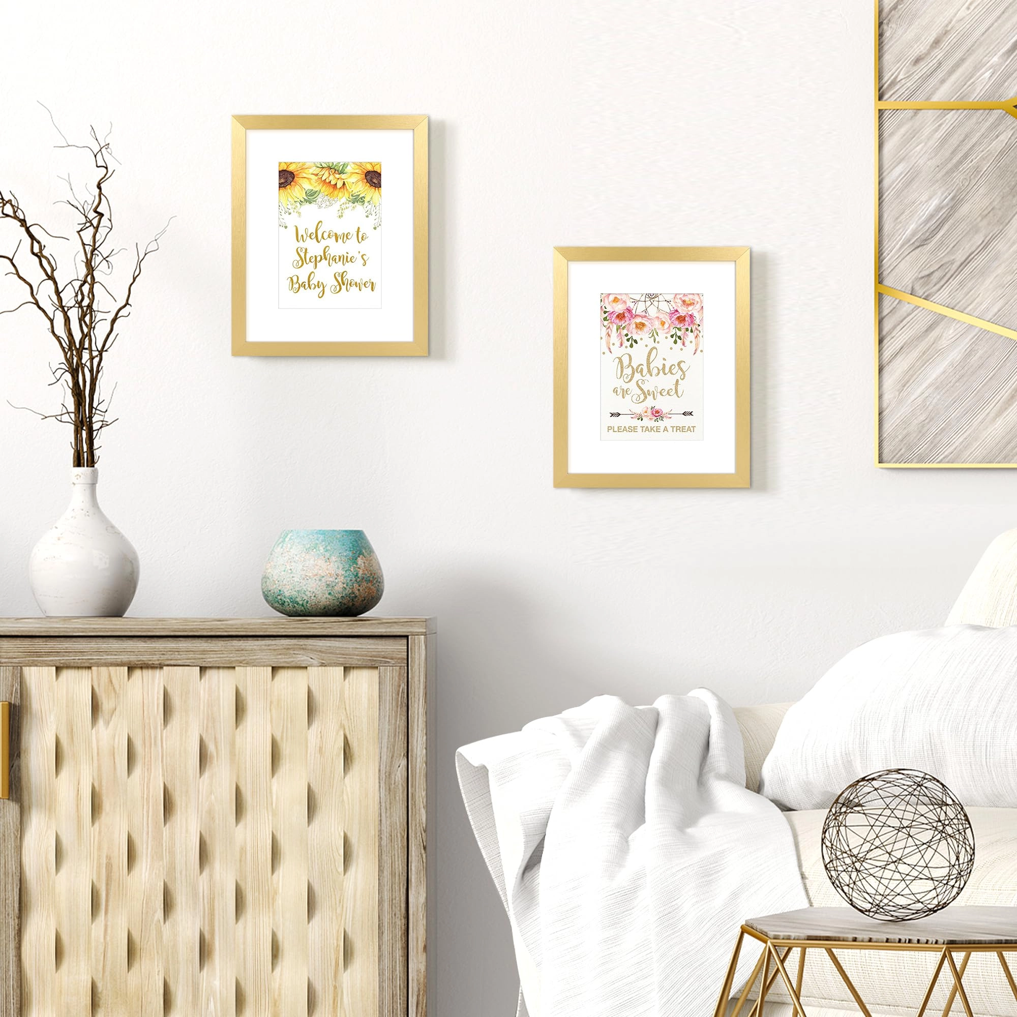 10 Pack Picture Frames - 8x10, 5x7, 4x6