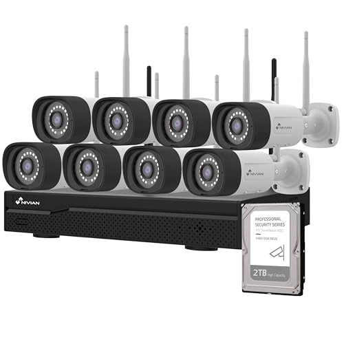 SuperHD WiFi Cameras Kit - 8 Cameras 16 Channels 2K