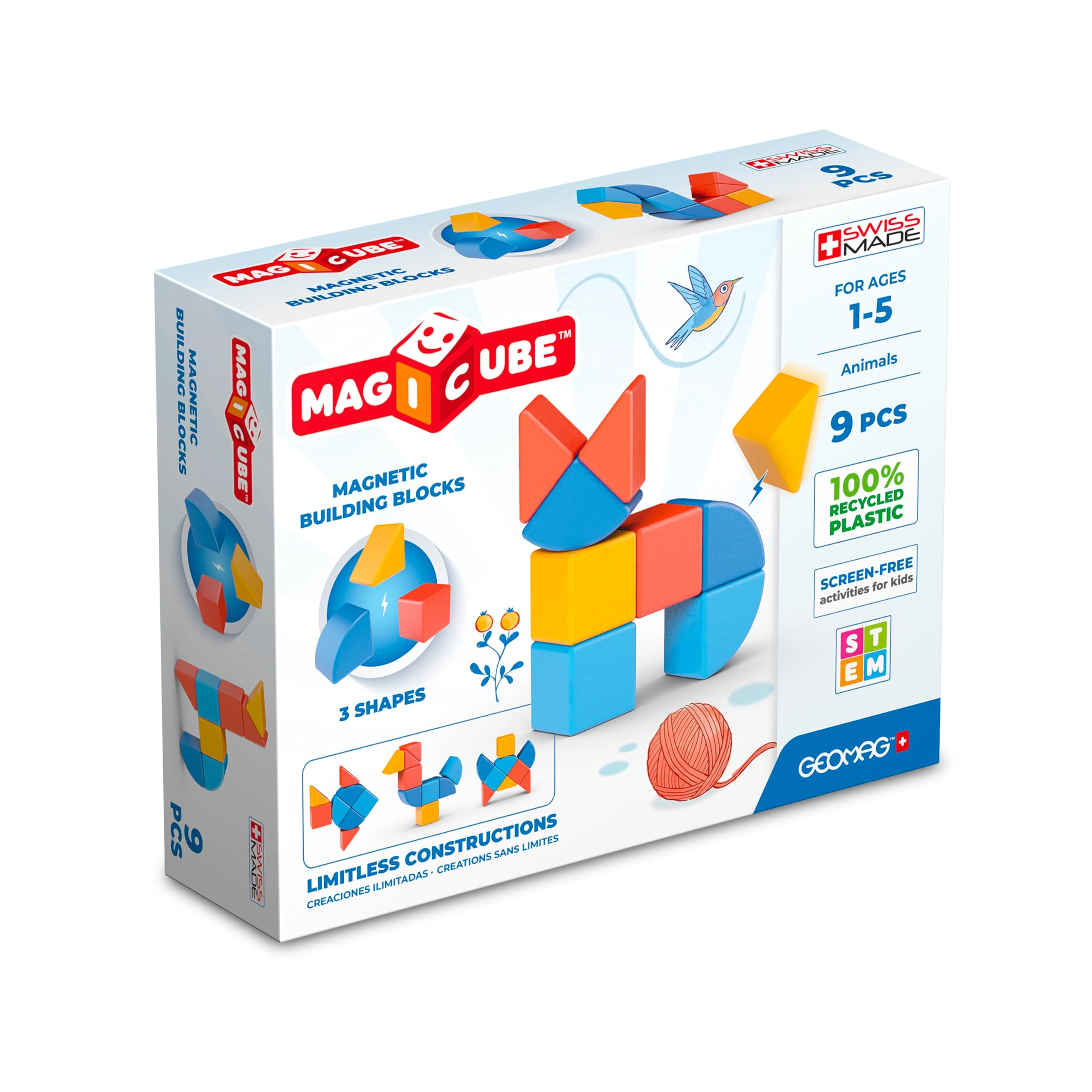 Geomag Magicube 3 Shapes - 9 pcs