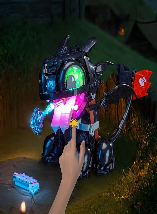 Brickshining LED Lighting Compatible with How to Train Your Dragon Toothless 10375 - Touch Version Light Kit