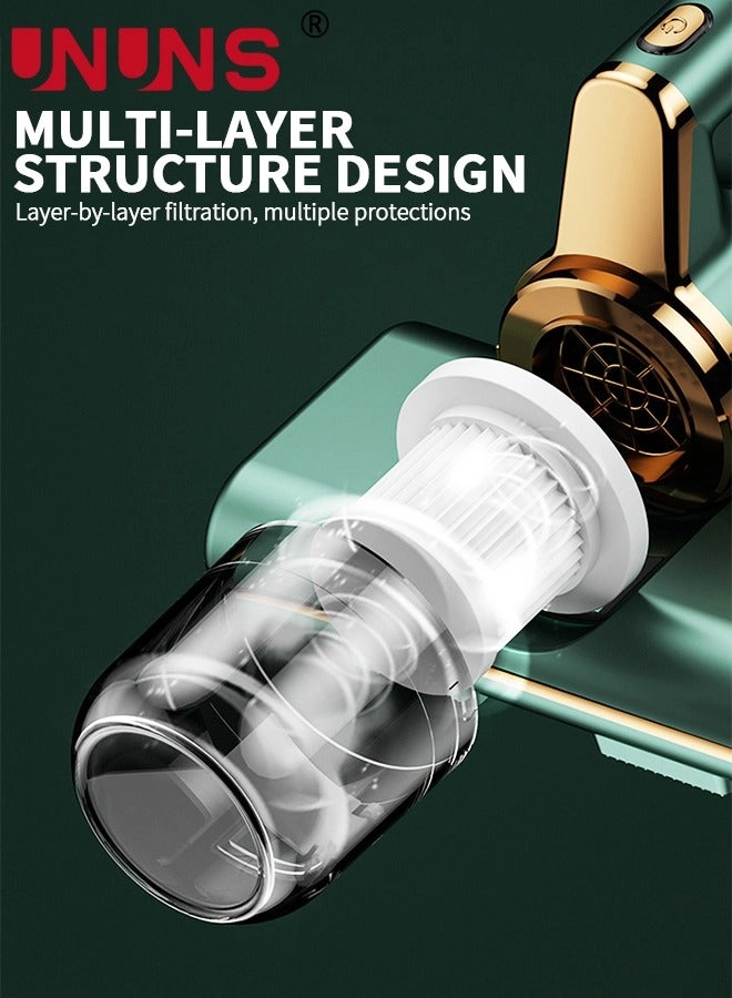 Bed UV Vacuum Cleaner - 12KPa Black