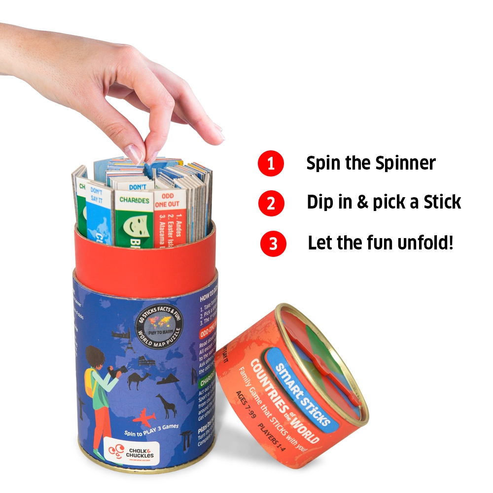 Smart Sticks + World Map Puzzle