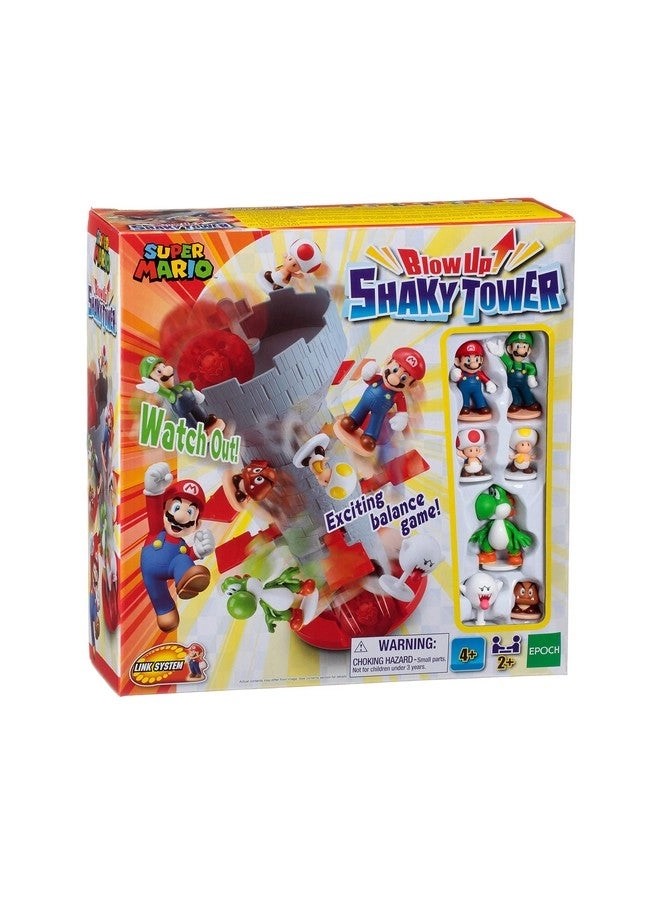 Super Mario Blow Up! Shaky Tower - Tabletop Skill and Action Game