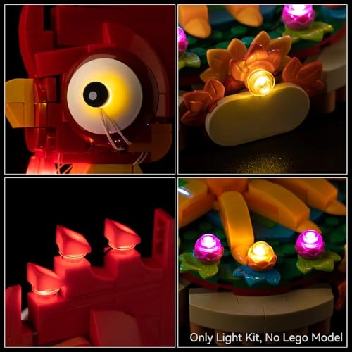 LED Lighting Kit for LEGO Heihei Model Set 43272 - Plastic 1