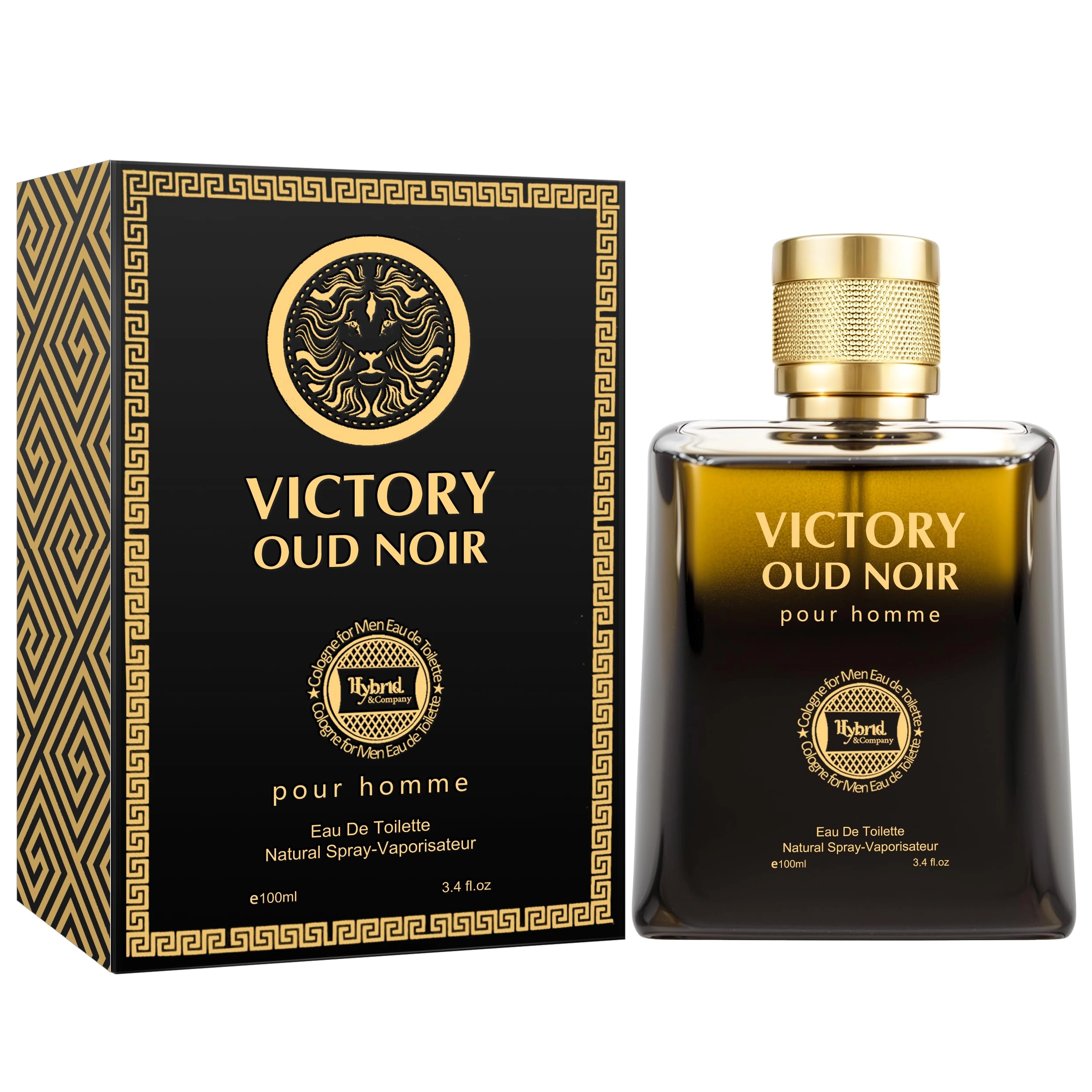 Fame Distribution LLC Victory Oud Noir Eau de Toilette 3.4 Fl Oz