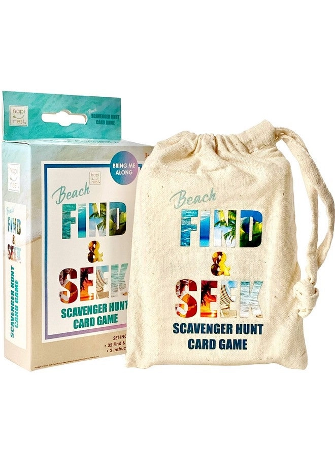 Hapinest Find And Seek Scavenger Hunt: Beach Edition - Card Game