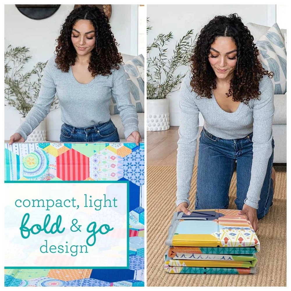 Foldable Soft Foam Mat - boho 0 Months