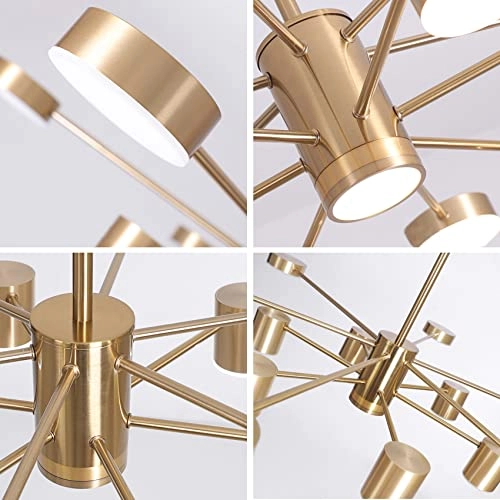 Sputnik Chandelier - white light neutral light warm light