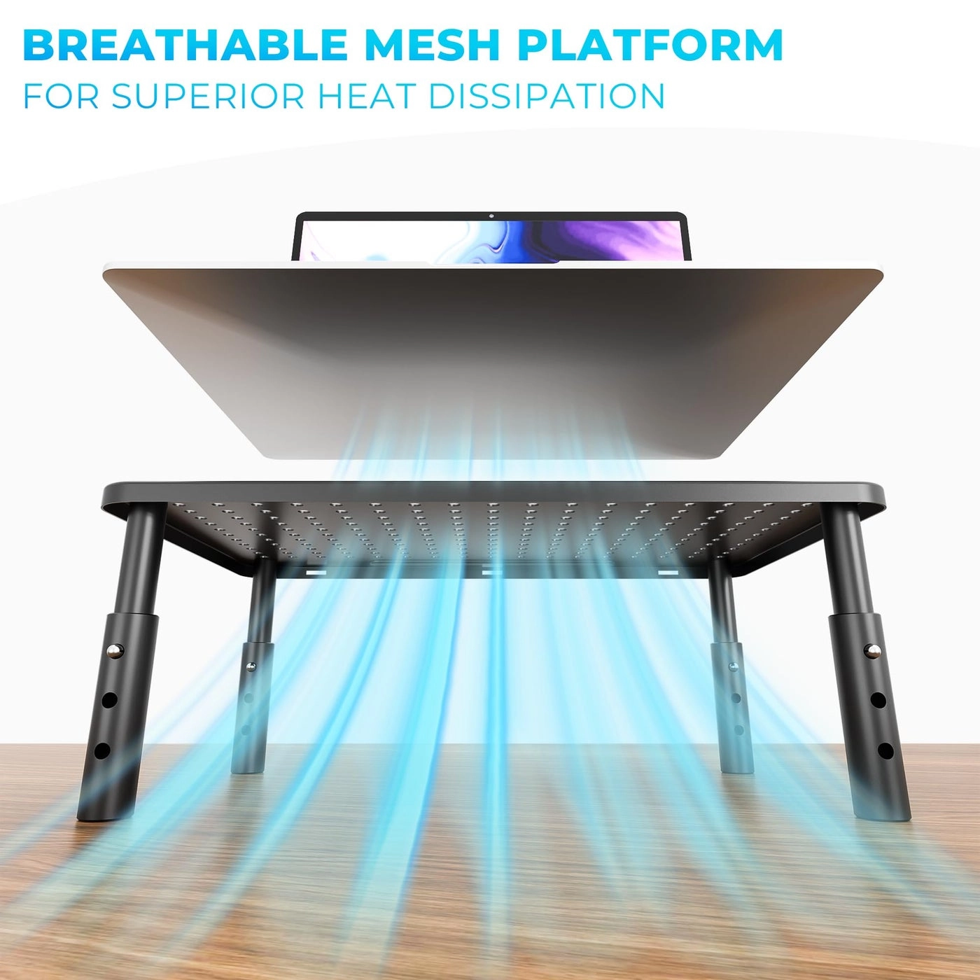 Monitor Stand Riser - 2 Pack 3 Height Adjustable 44LBS20KG