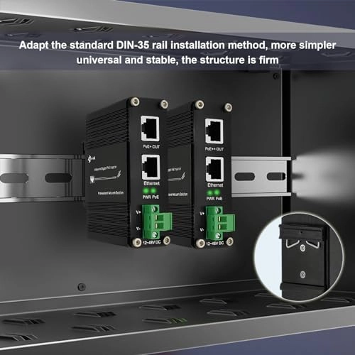 10G-30W - 12~48VDC 30W 1 IEEE802.3 af/at 10/100/1000/2.5G/5G/10G