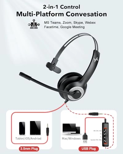 EH01 Wired Headset