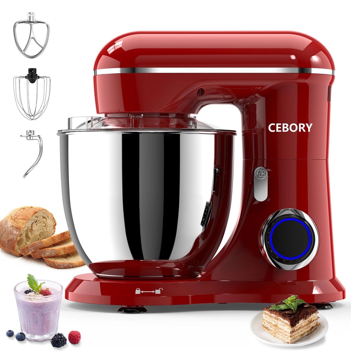 Electric Mixer - 6.5 Quarts 660 watts