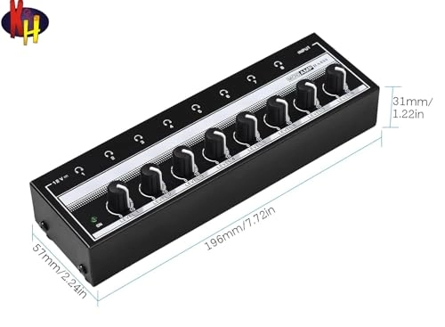 HA800 - 8 Channel Headphone Amplifier