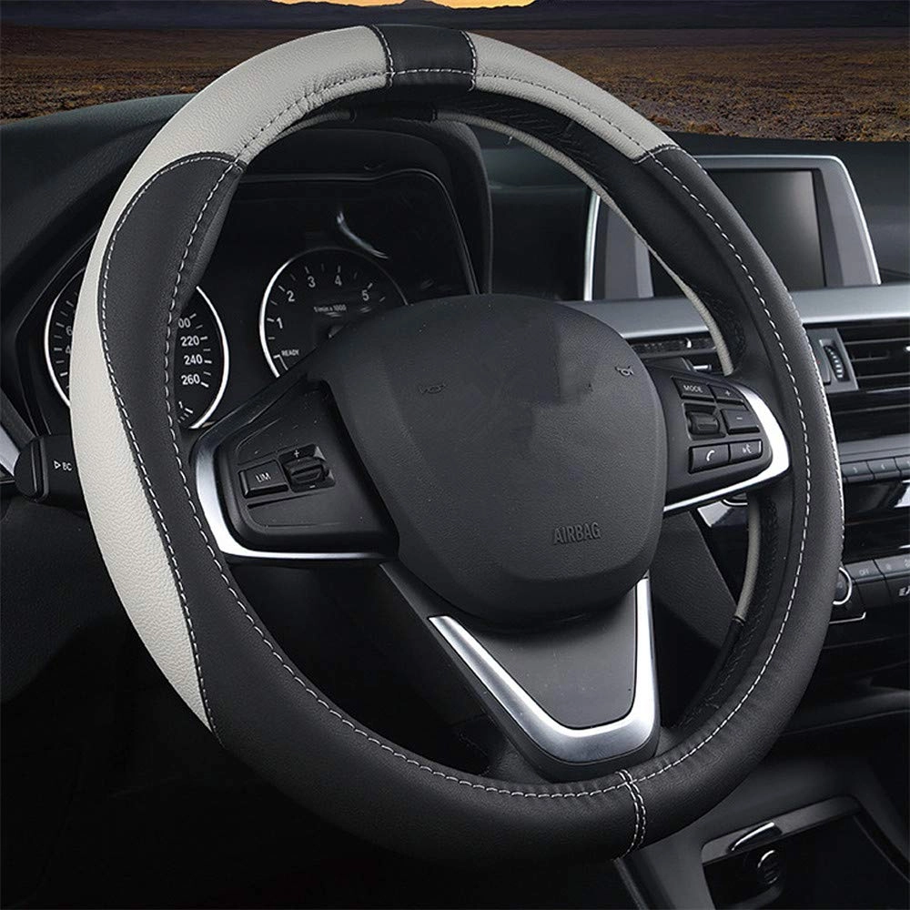Leather Car Steering Wheel Covers