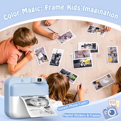 Instant Photo Camera - 2.0 Inch HD Screen 48 MP 1080P