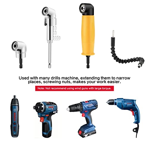 Angle Drill Adapter - 90/105 Degree 5PCS