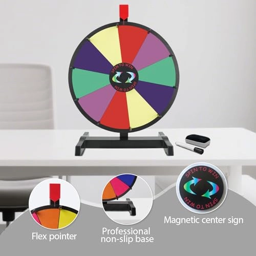 Tabletop Spinning Prize Wheel - 12 years and up