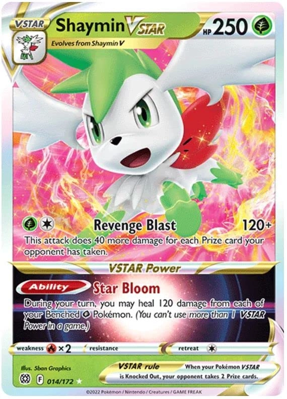 Shaymin V & VSTAR 014/172 Brilliant Stars Lot