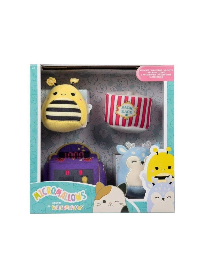 Squishmallows Sunny & Fawn Micromallows Game On 6 cm