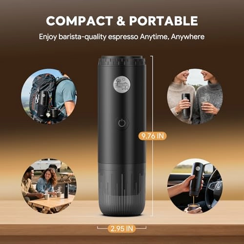 Portable Coffee Maker - powder capsules