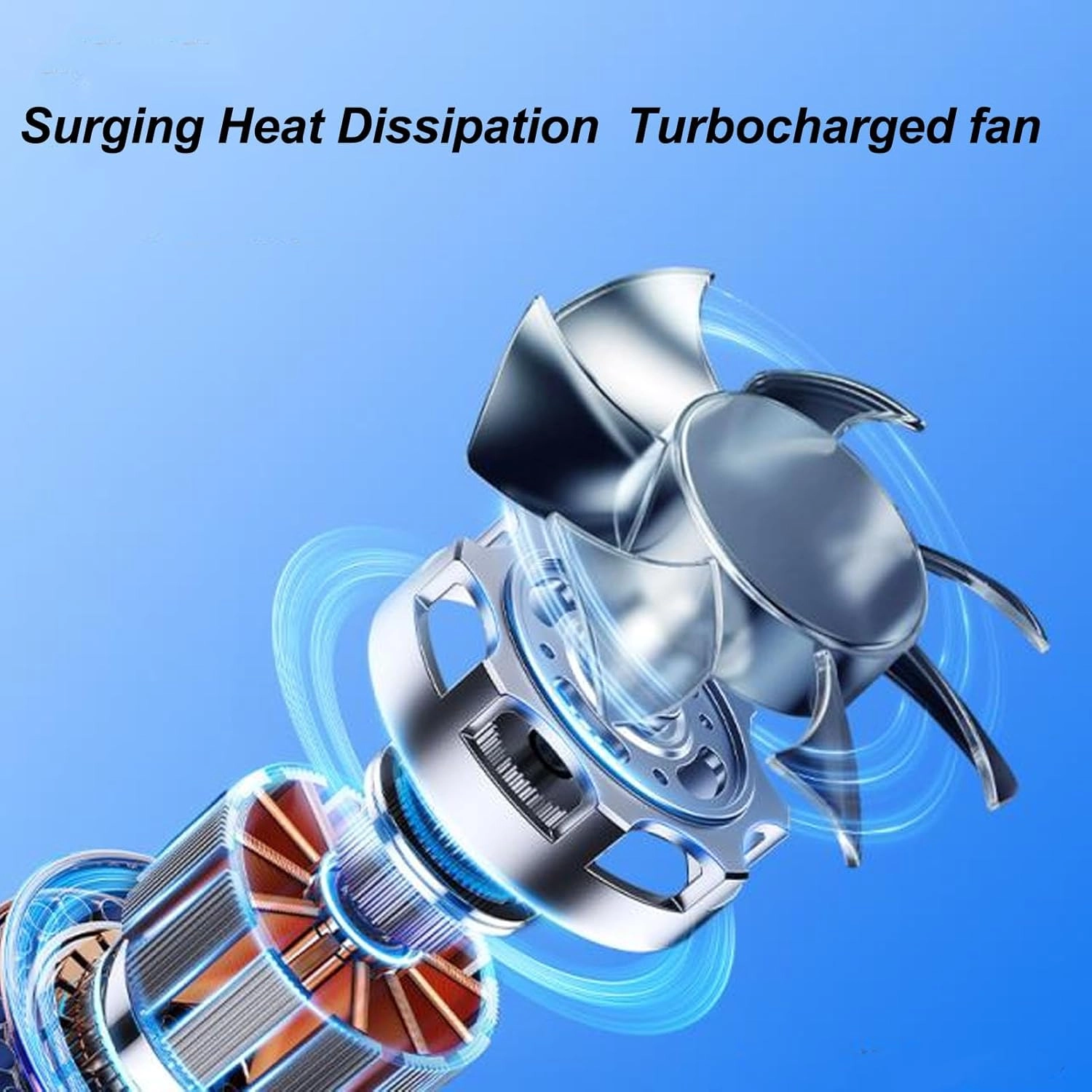 Mobile Phone Cooling Fan - 3-Speed Silent