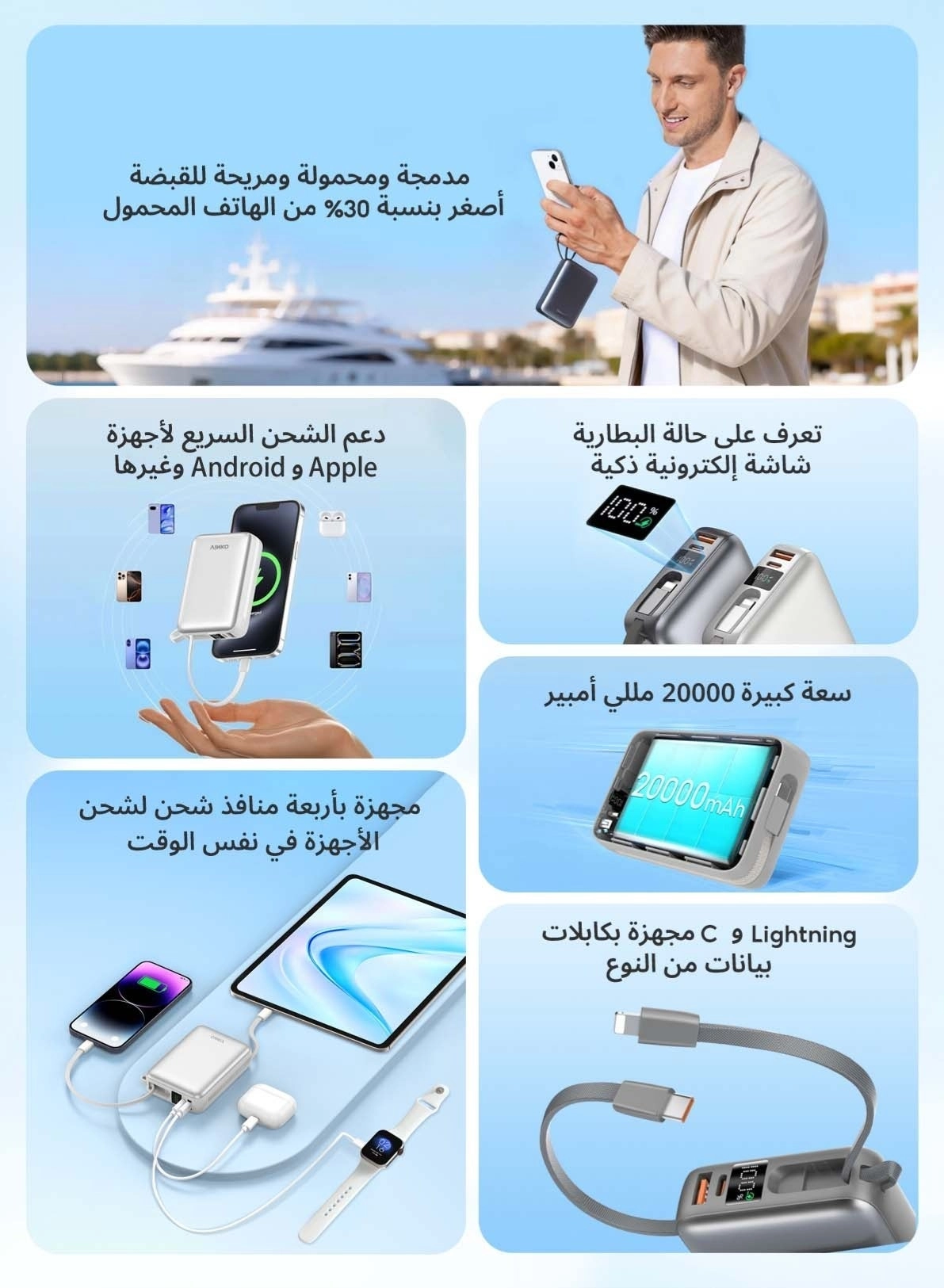 V10 - 20000 mAh 22.5W