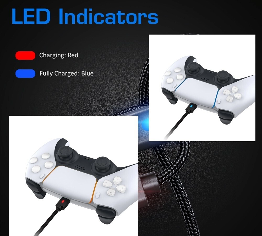 Charge Cable USB-C to USB-C 3m Braided
