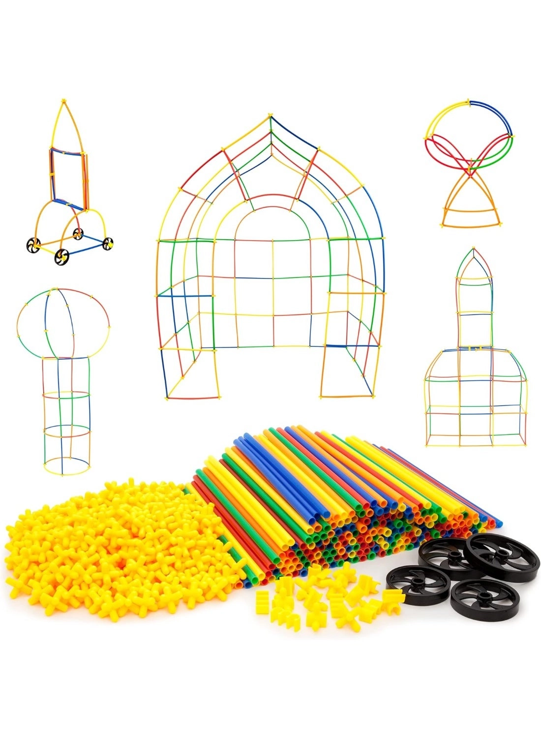PicassoTiles Magnetic Straw Construction Set (PTS600)