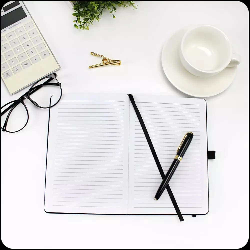 Notebook A5 Hardcover - Lined 192 Pages