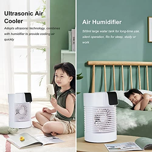 Portable Air Cooler & Humidifier - ≤7W