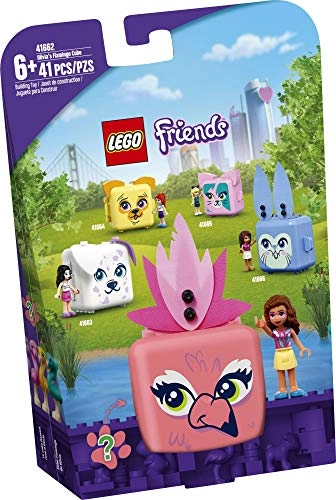 Friends Olivia's Flamingo Cube (41662) - Portable playset Olivia mini-doll